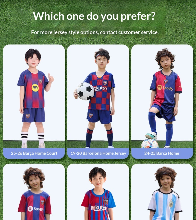 Barcelona Kids Football Kit - Messi Jersey detail 8