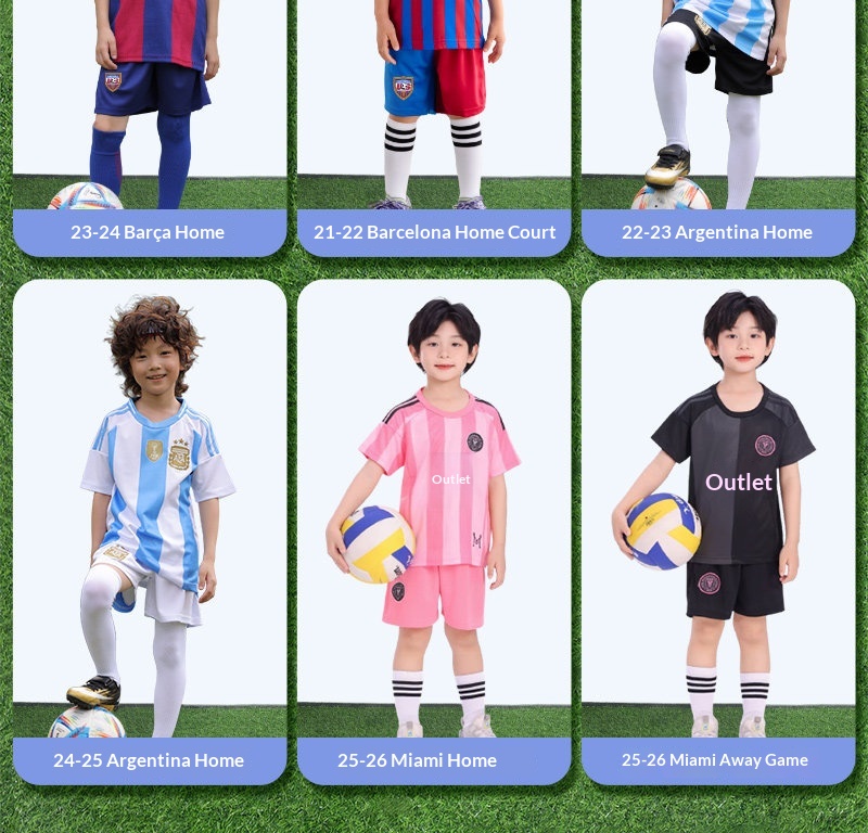 Barcelona Kids Football Kit - Messi Jersey detail 9