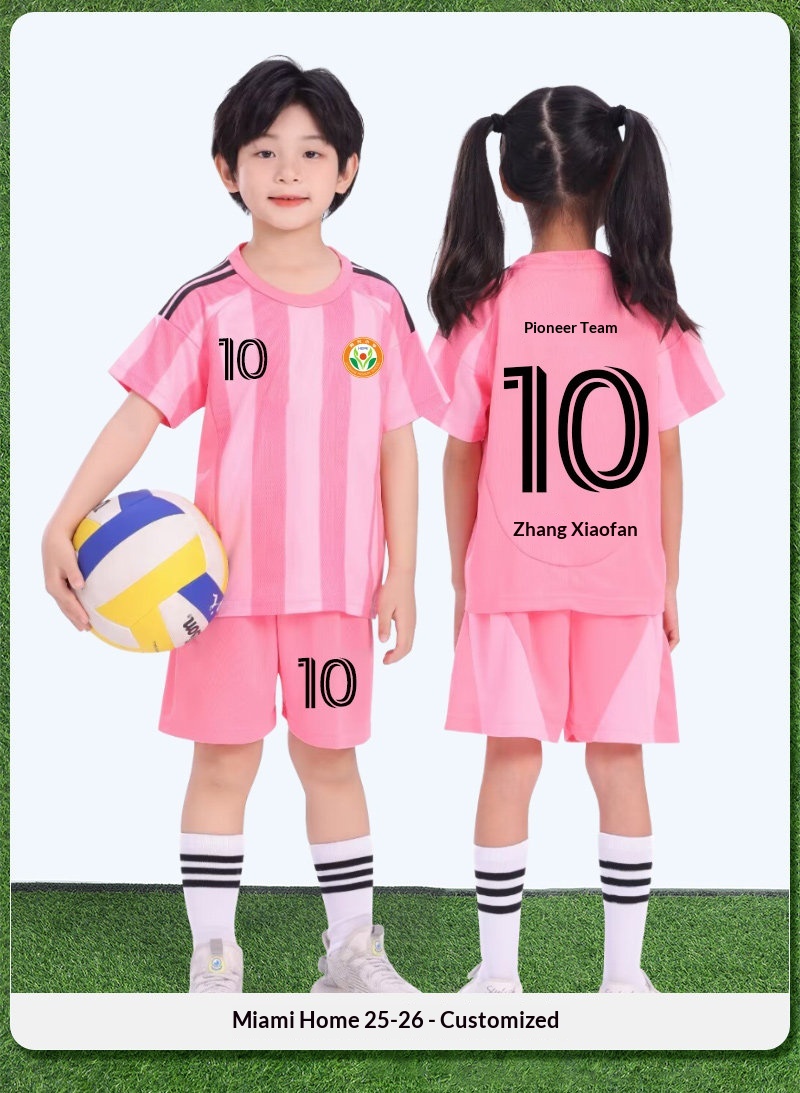 Barcelona Kids Football Kit - Messi Jersey detail 14