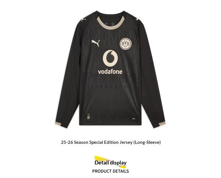 Borussia Dortmund 25-26 Season Special Edition Jersey detail 5