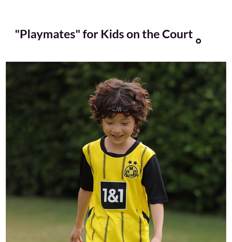 Borussia Dortmund 23-24 Home & Away Jersey Set for Kids detail 5