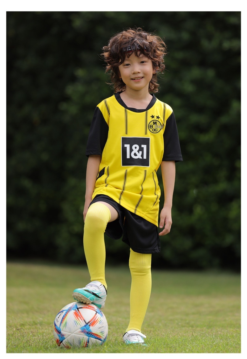 Borussia Dortmund 23-24 Home & Away Jersey Set for Kids detail 18