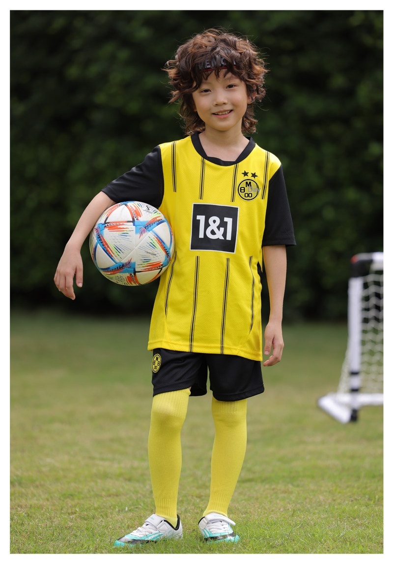 Borussia Dortmund 23-24 Home & Away Jersey Set for Kids detail 19