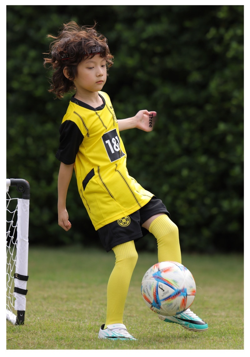 Borussia Dortmund 23-24 Home & Away Jersey Set for Kids detail 20