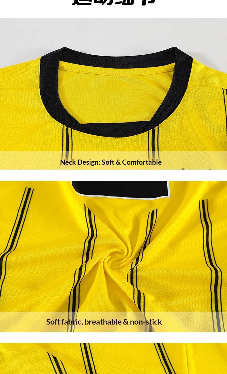 Borussia Dortmund 2025/26 Reus Haaland Home Jersey Kit Set for Boys detail 4