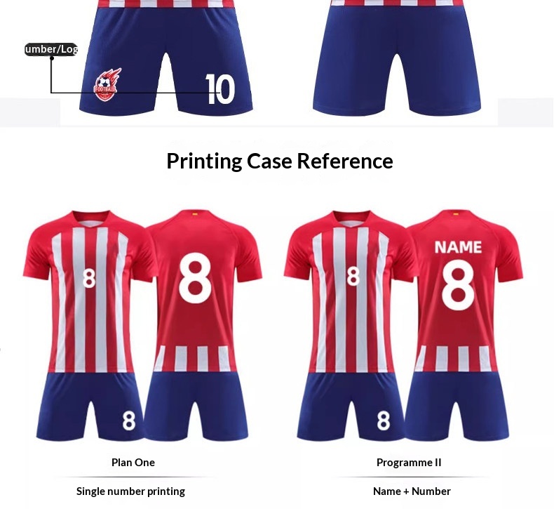 Atletico Madrid 24/25 Home & Away Jersey - Depay 9, Griezmann 7 Customization detail 8