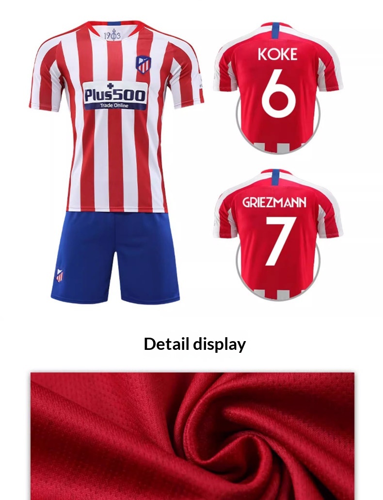 Atletico Madrid 24/25 Home & Away Jersey - Depay 9, Griezmann 7 Customization detail 14