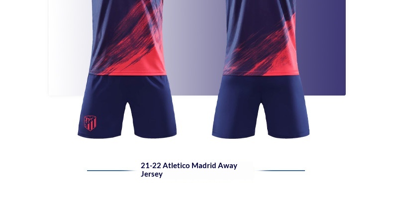 Atletico Madrid 23-24 Kids' Griezmann #8 Short Sleeve Jersey Set detail 11