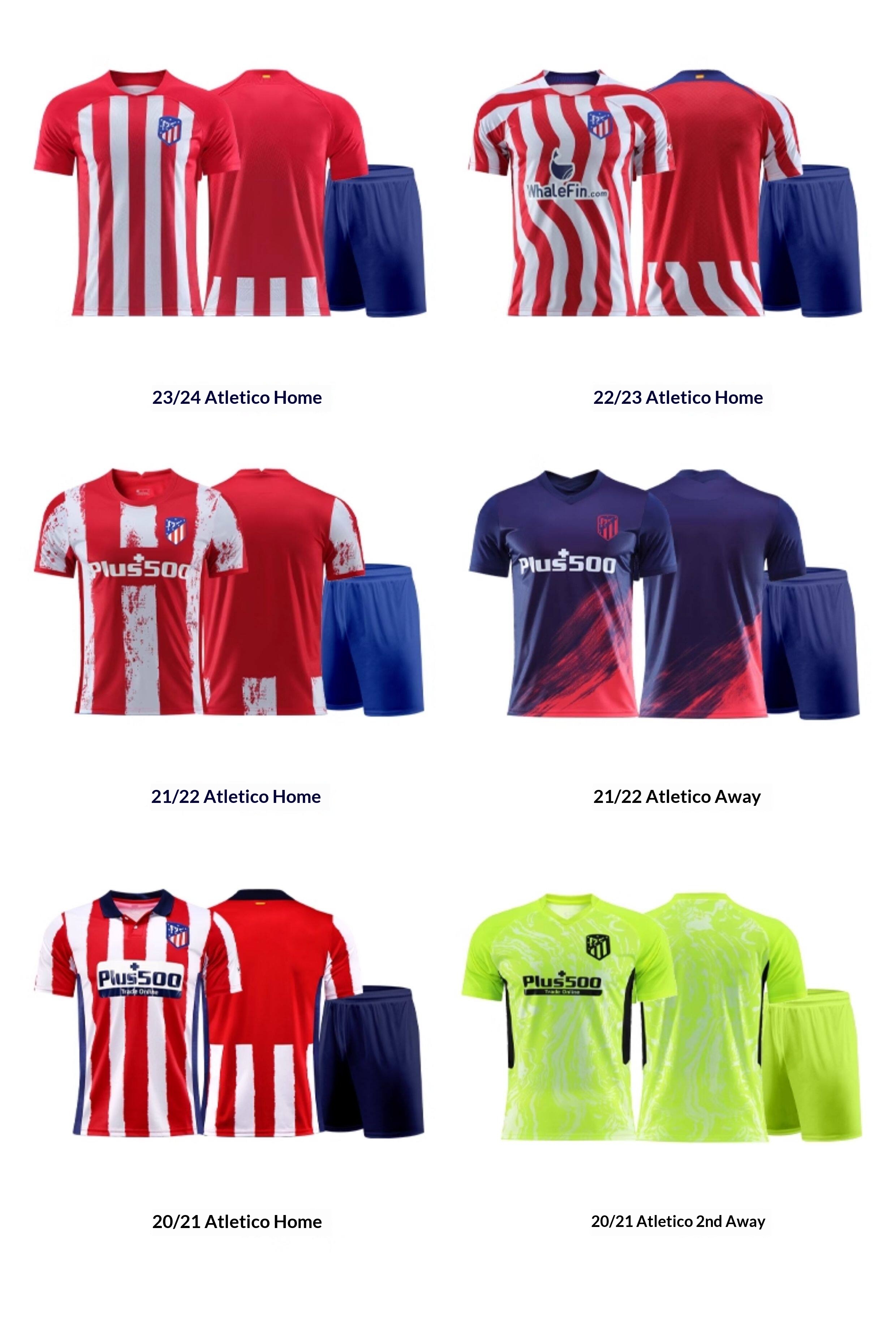 Atletico Madrid 23-24 Kids' Griezmann #8 Short Sleeve Jersey Set detail 12