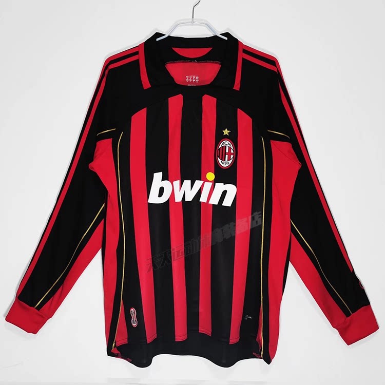 AC Milan 06-07 Retro Jersey - Kaka 22, Pirlo 21, Maldini 3 detail 8