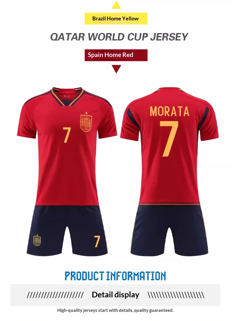 Real Madrid CR7, Miami Messi, Haaland 9, AC Milan, PSG Neymar Kids Football Jerseys detail 19