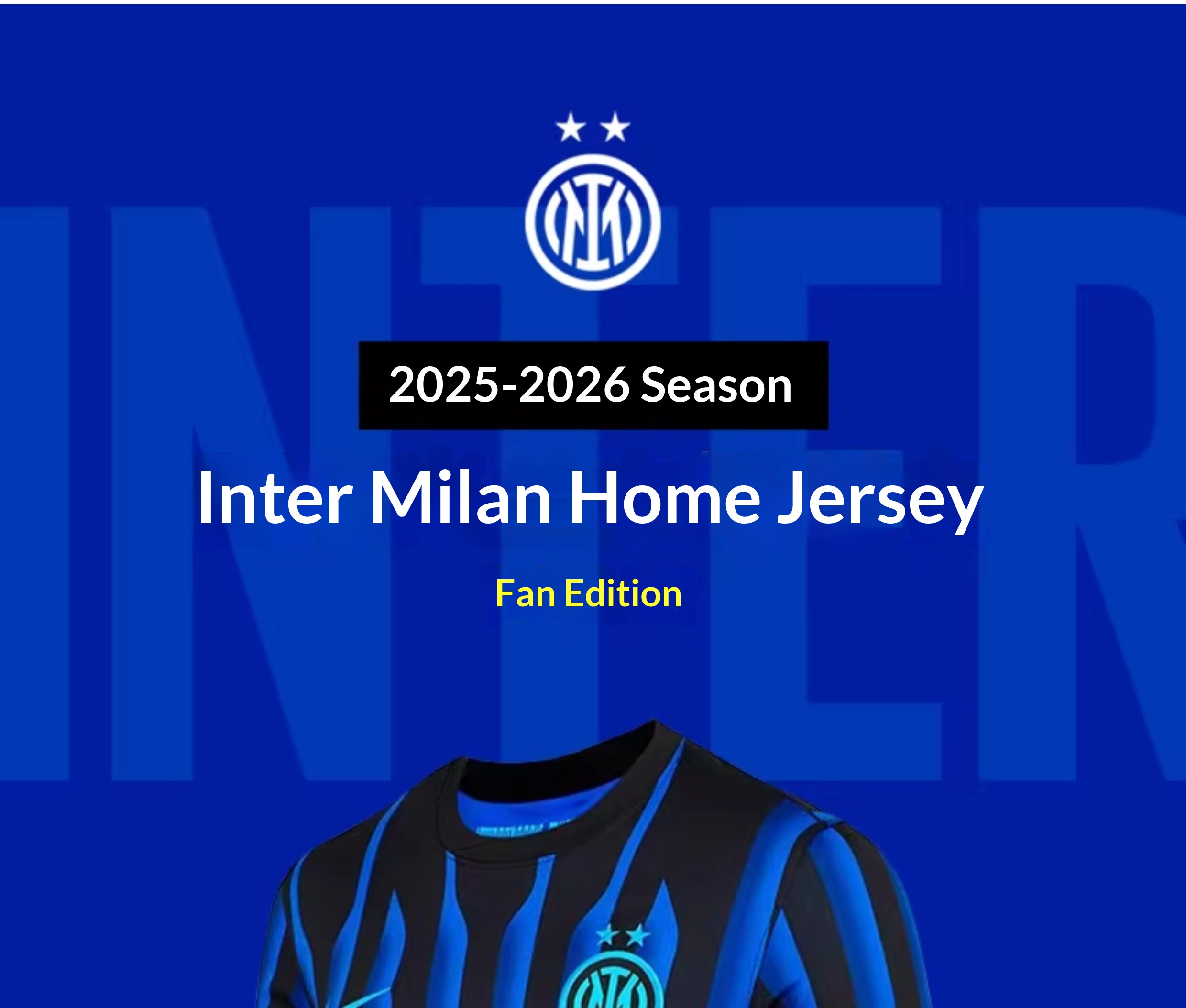 Inter Milan 25-26 Home Jersey Fan Version detail 4