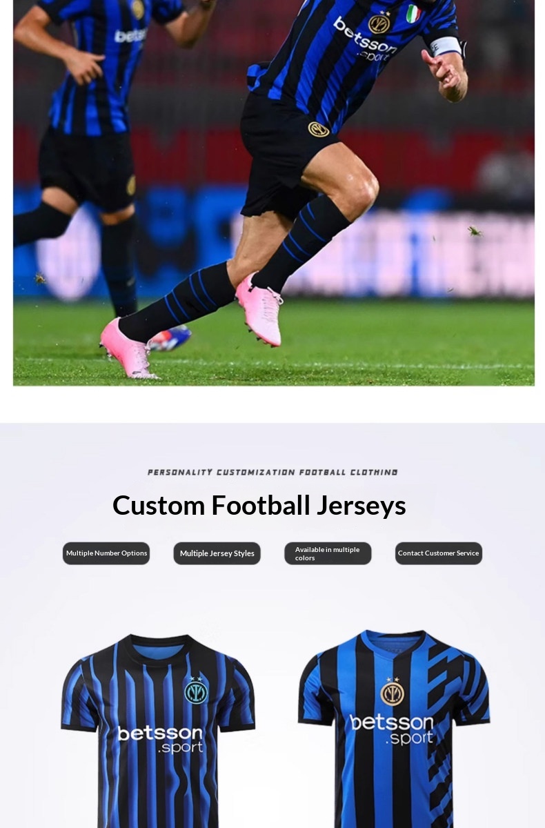 Inter Milan 25-26 Training Kit - Lautaro #10 Jersey Set for Men & Kids detail 2