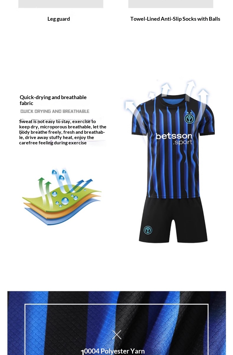 Inter Milan 25-26 Training Kit - Lautaro #10 Jersey Set for Men & Kids detail 4