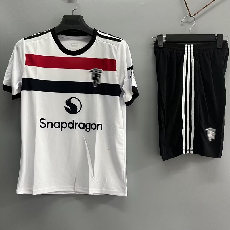 Manchester United Chelsea Real Madrid Home Away Jersey Training Kit Kids Short Sleeve Set Custom detail 8