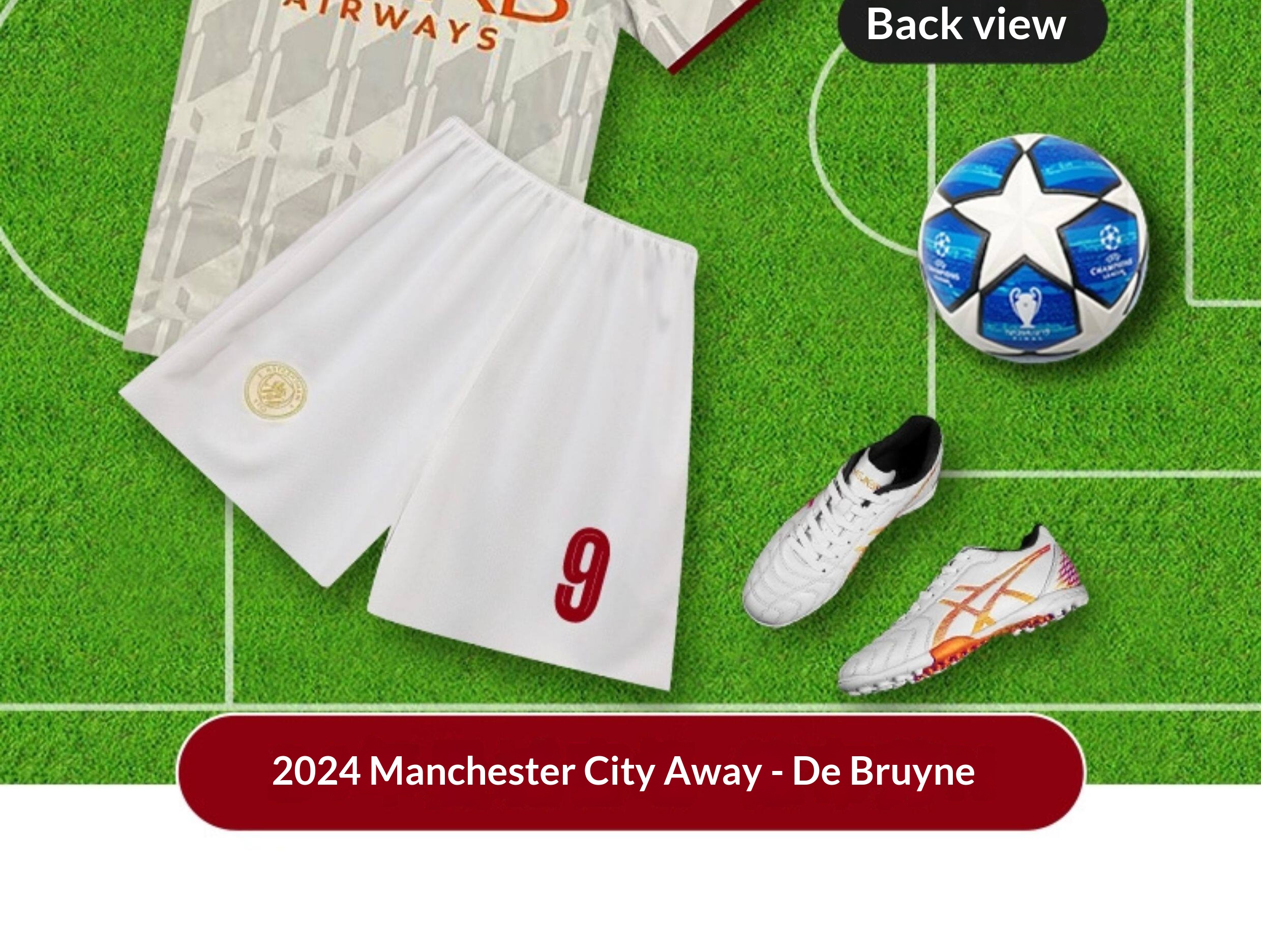 Manchester City Home/Away Haaland Jersey Kit - Adult & Youth Customizable detail 7