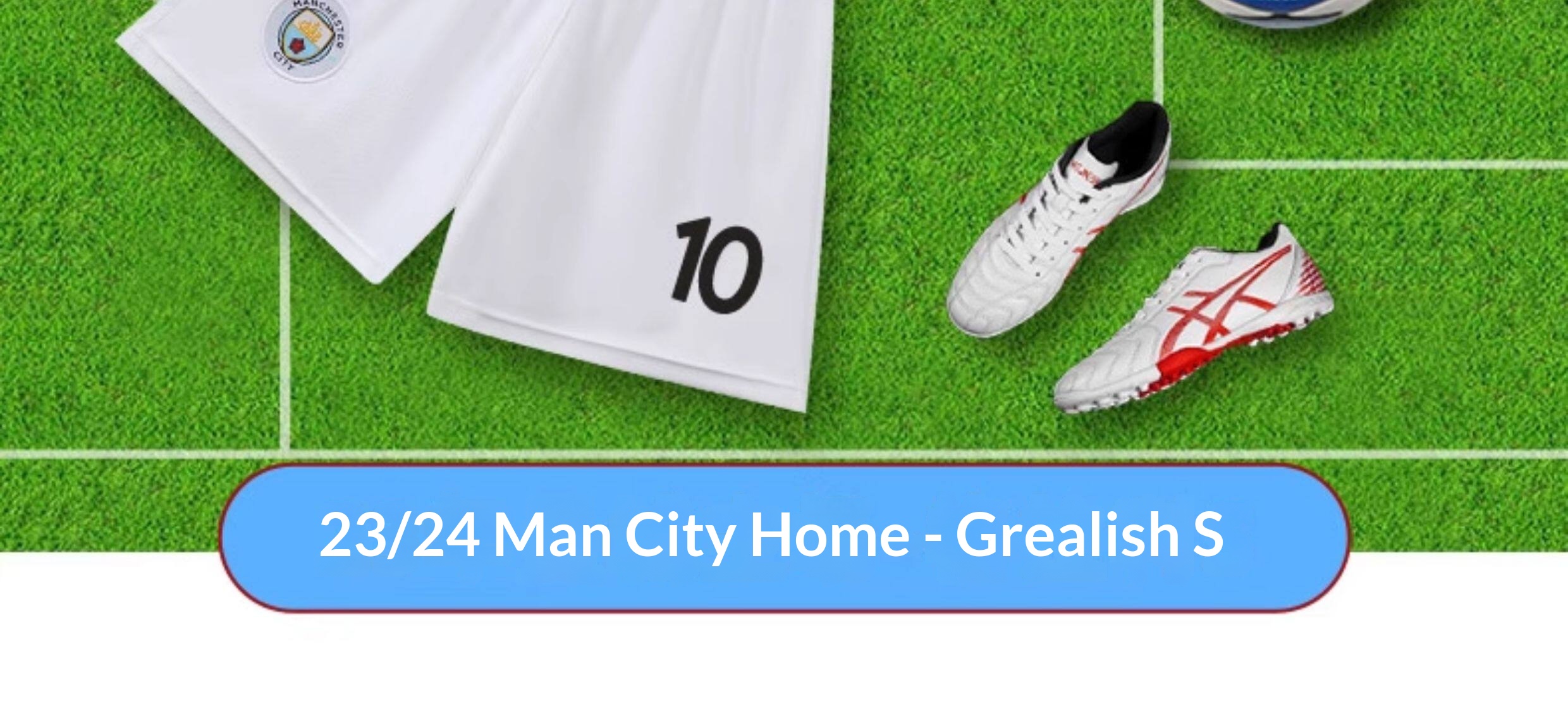 Manchester City Home/Away Haaland Jersey Kit - Adult & Youth Customizable detail 9