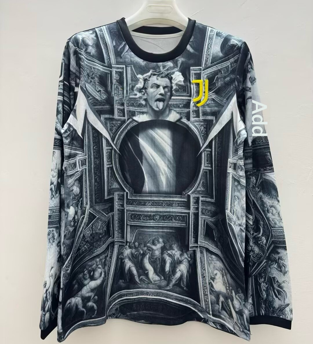 Juventus 2627 Season Retro Commemorative Long Sleeve Football Jersey detail 3