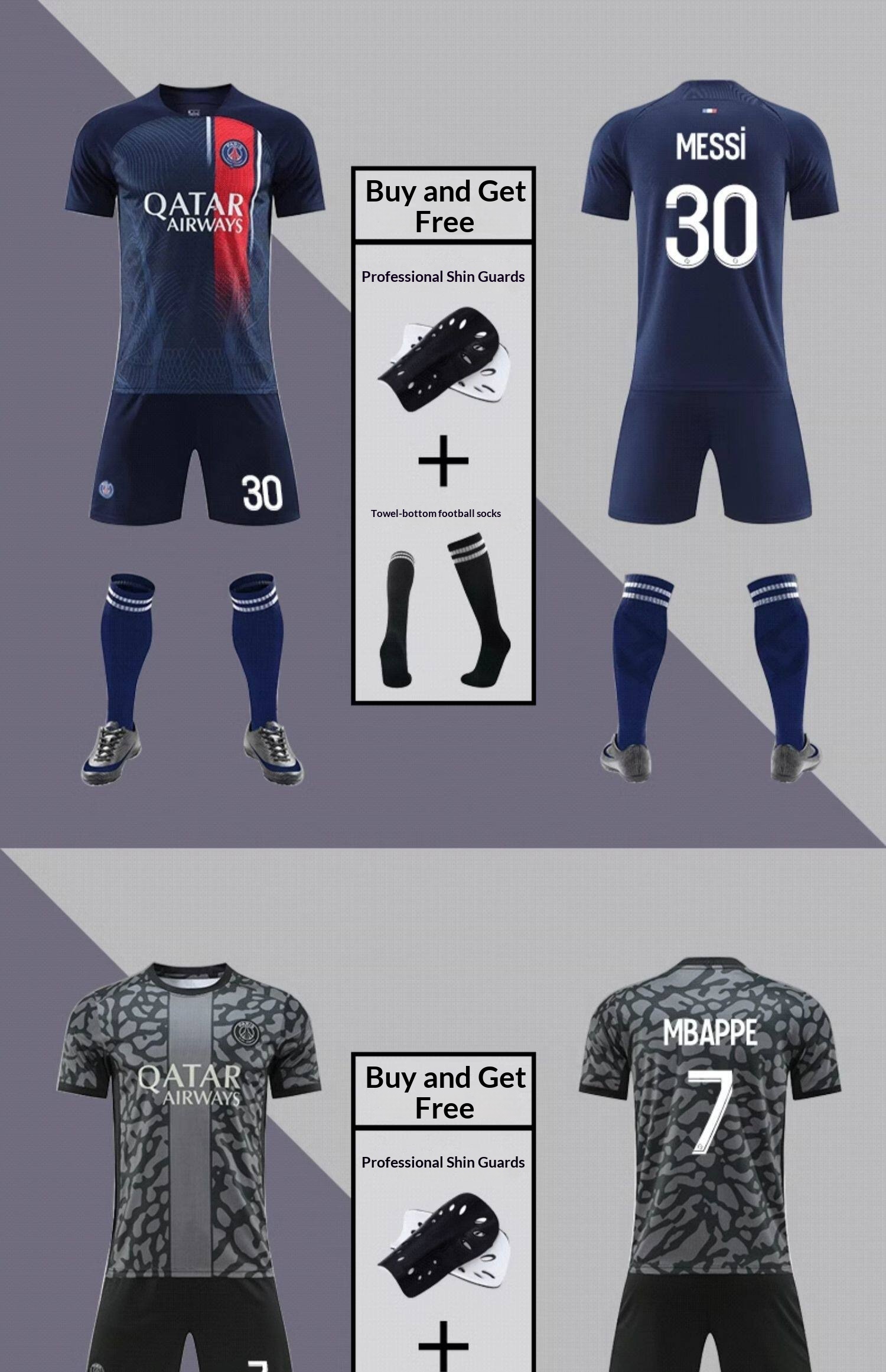 Paris Saint-Germain 23/24 Home Jersey Kit with Messi 30 detail 17
