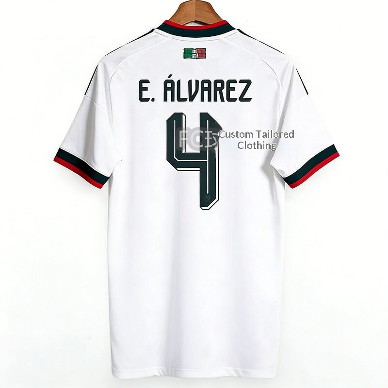 2026 Mexico Away Jersey Fan Version Kit #4 Alvarez Gimenez detail 7