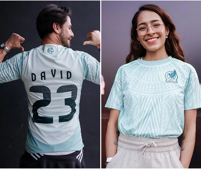 Mexico National Team Home & Away Jersey Set detail 2