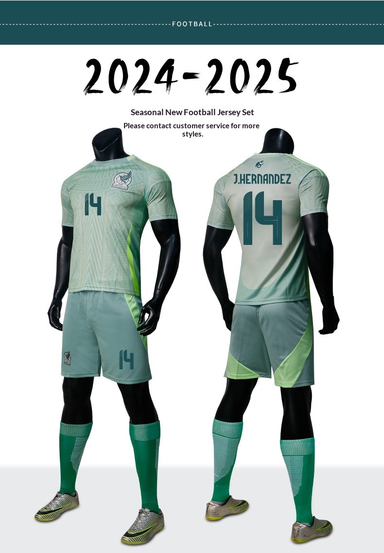 Mexico National Team Home & Away Jersey Set detail 3