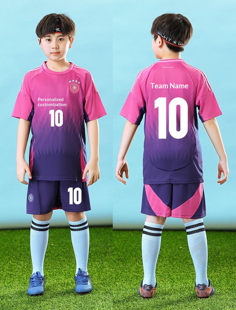 Portugal Ronaldo Argentina Messi Kids Football Jersey detail 15