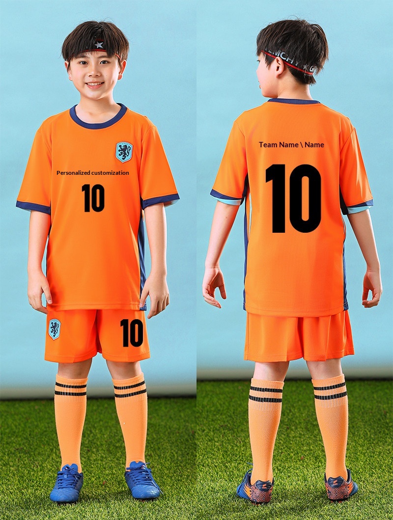 Portugal Ronaldo Argentina Messi Kids Football Jersey detail 16