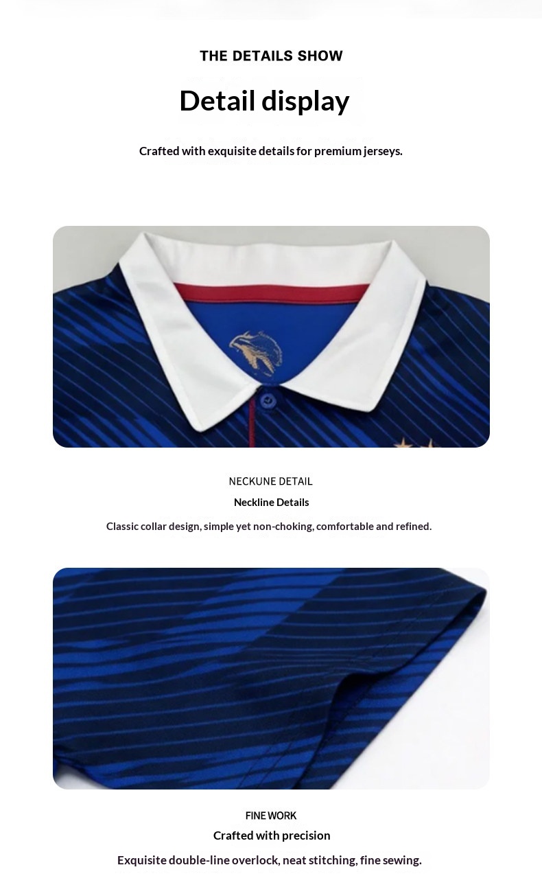 France Mbappe Jersey Shortsleeve Kit detail 10