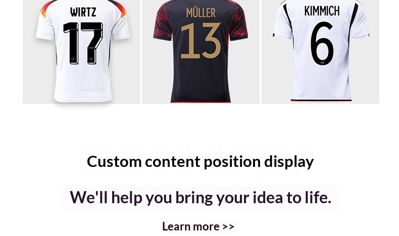Germany 2026 World Cup Home & Away Jersey - Havertz & Muller - Adult & Youth detail 20