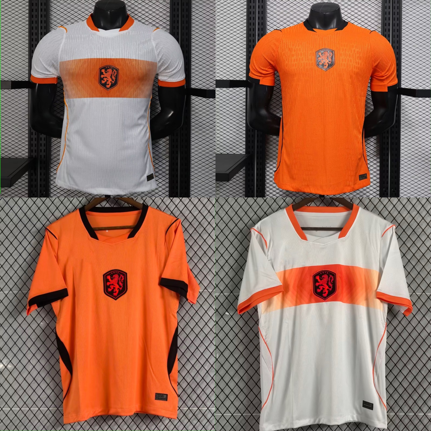 Netherlands National Team Jersey - Van Dijk 4, De Jong 21, Wijnaldum 8