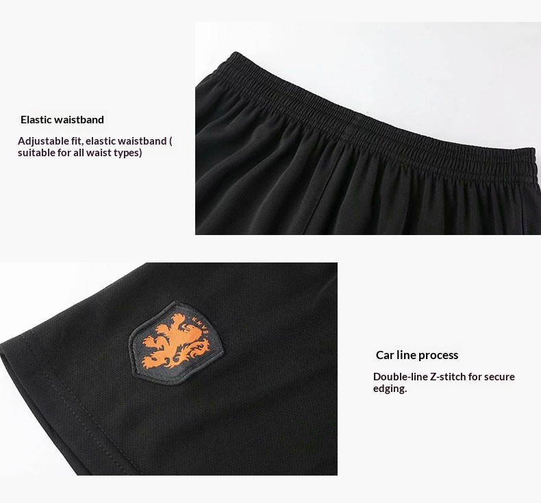 Netherlands Home Orange Jersey Kit - Men's Custom Football Uniform detail 7