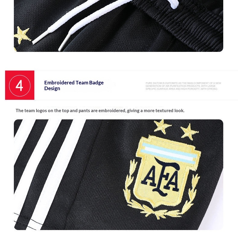 Argentina Messi #10 Youth Football Training Kit detail 10