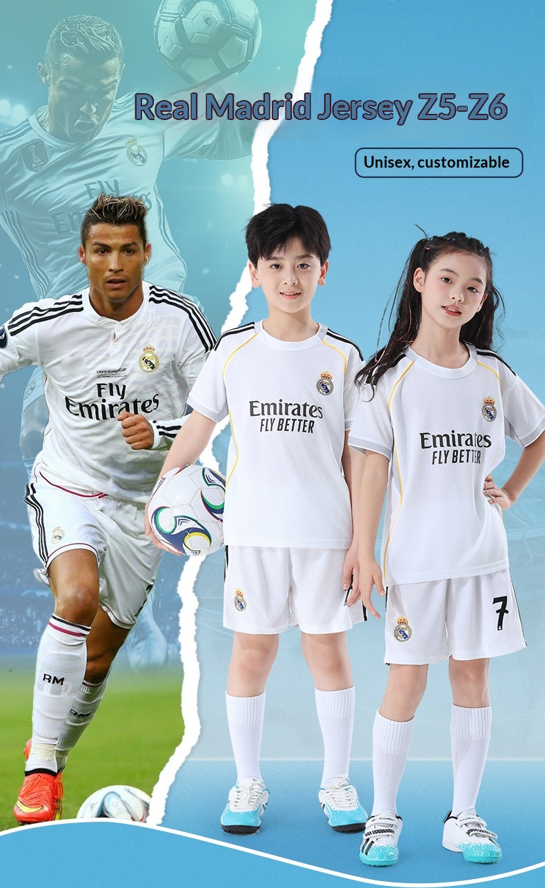 Real Madrid Cristiano Ronaldo Kids Football Kit detail 1