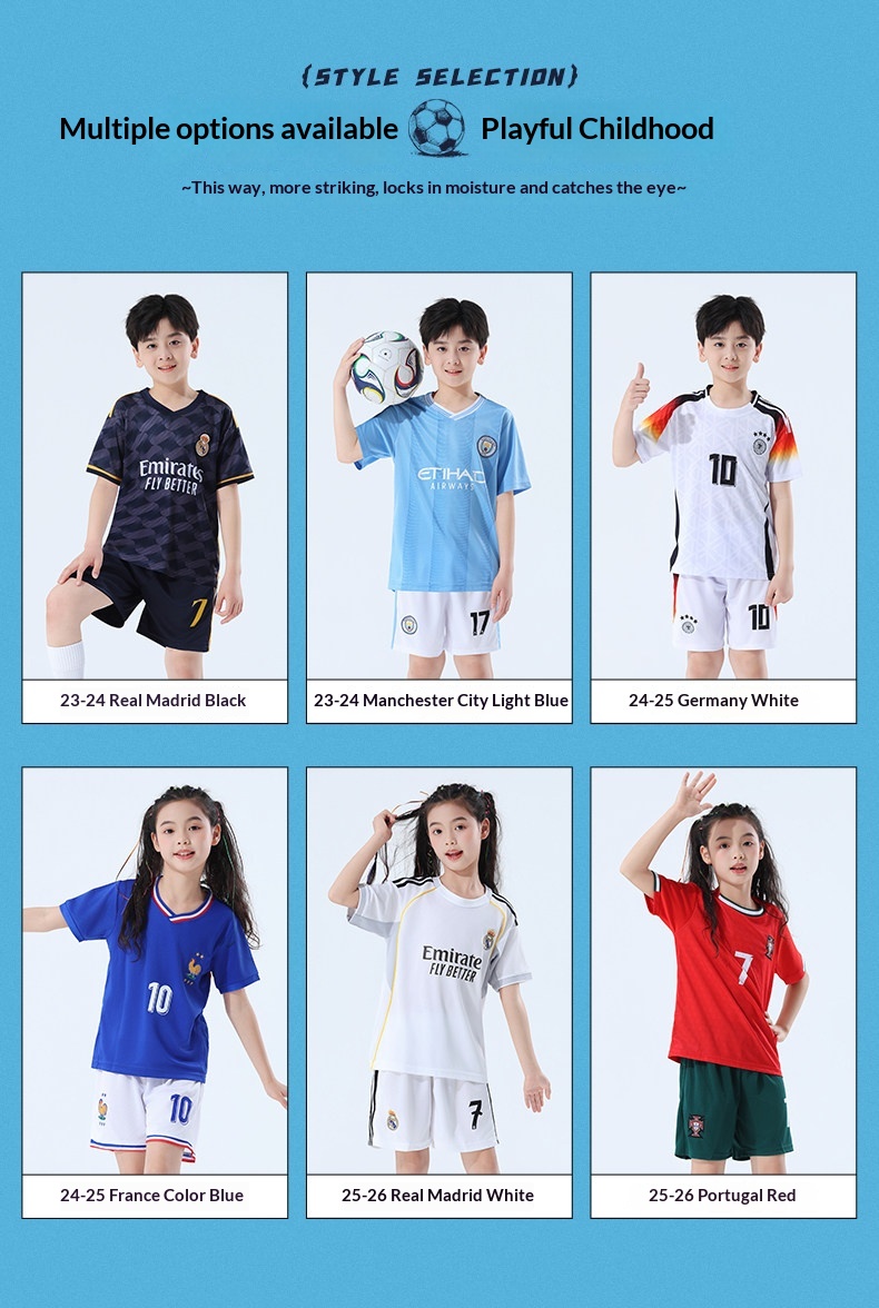 Real Madrid Cristiano Ronaldo Kids Football Kit detail 2