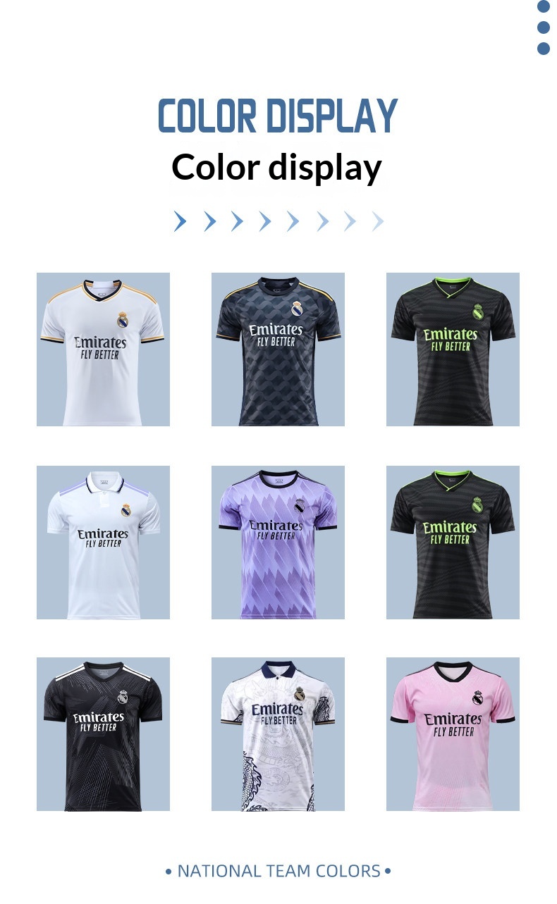 Real Madrid 23-24 Jersey Kit - Custom Men's Football Set detail 4