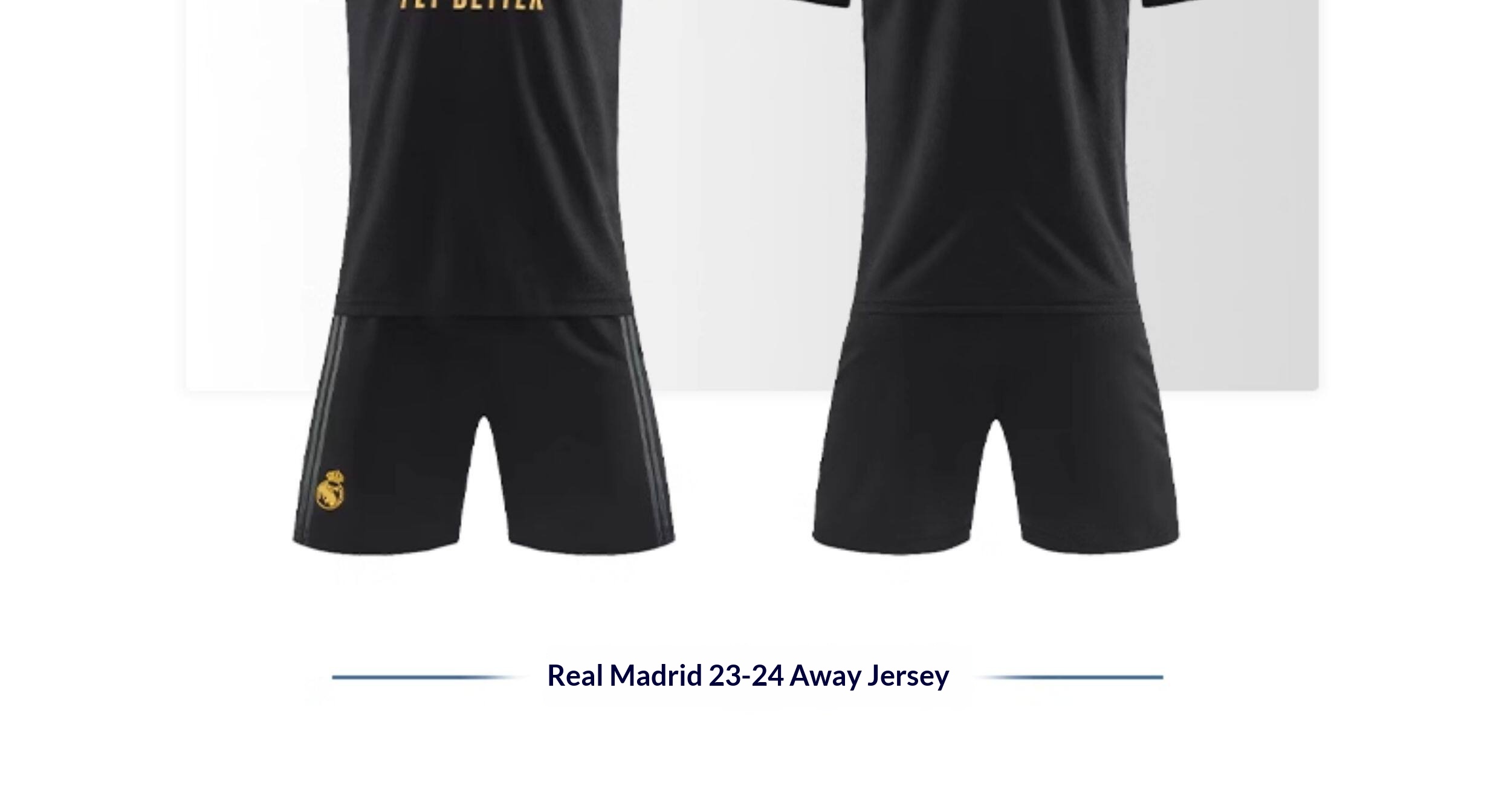 Real Madrid 23-24 Jersey Kit - Custom Men's Football Set detail 11