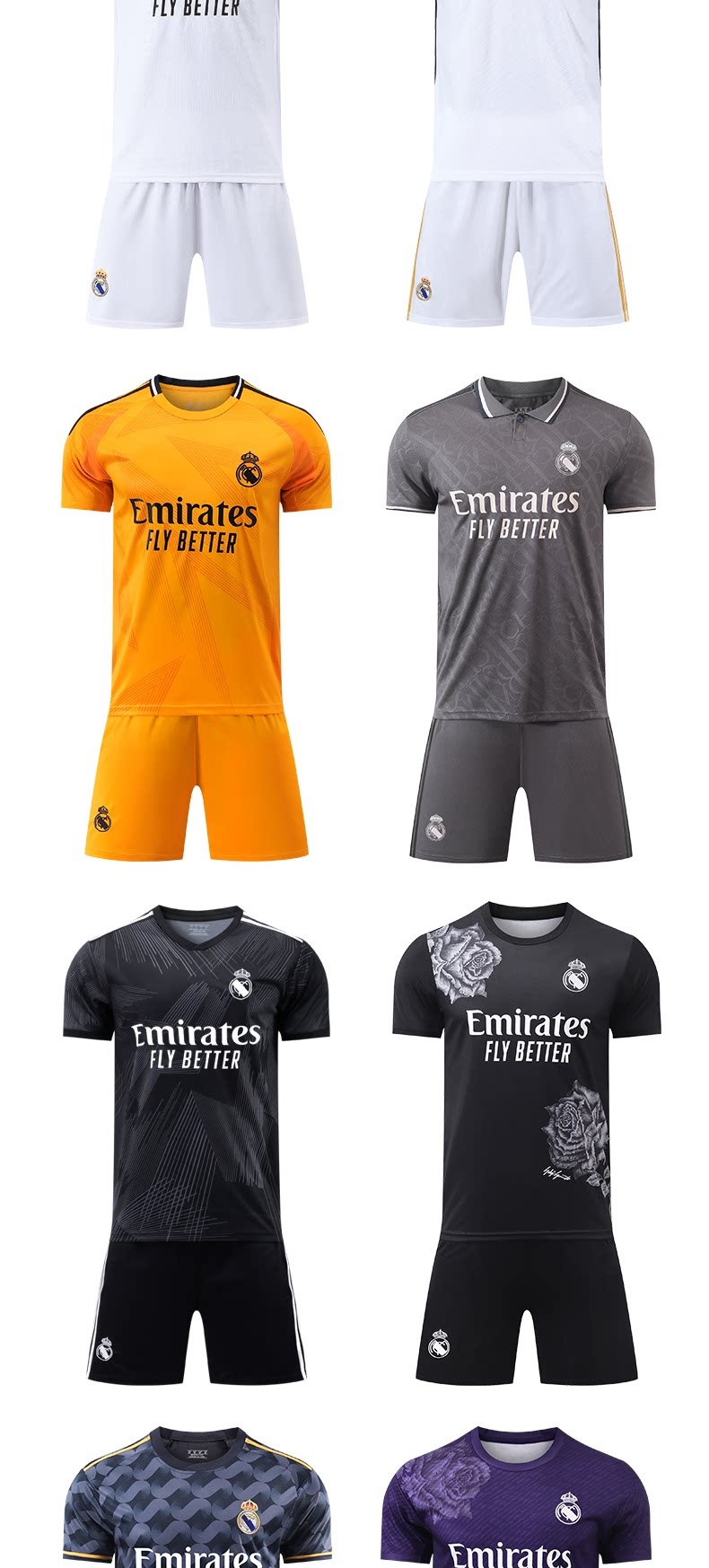 Real Madrid 2026 Kit #7 Mbappé Jersey Set for Boys detail 5