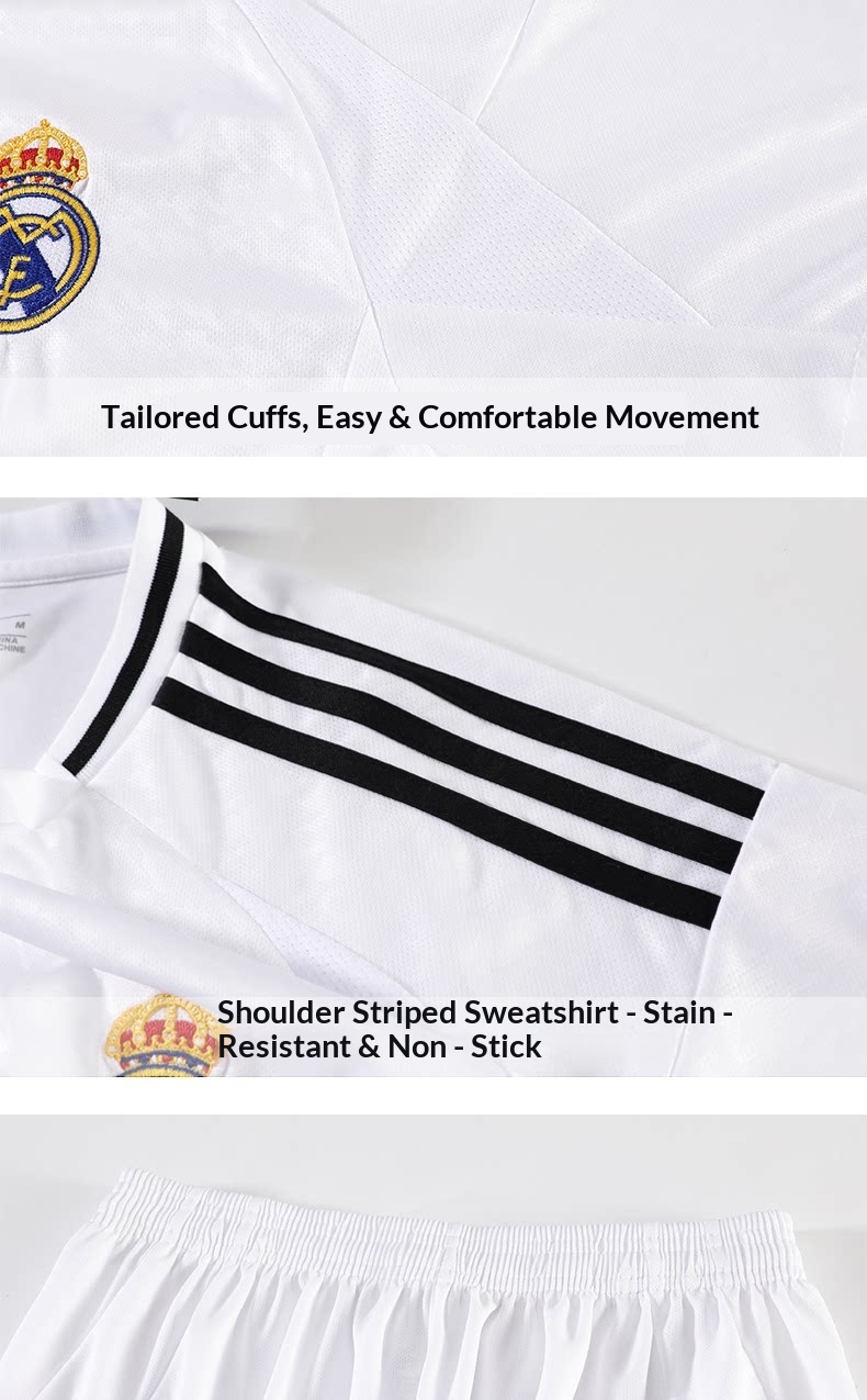 Real Madrid 2026 Kit #7 Mbappé Jersey Set for Boys detail 8