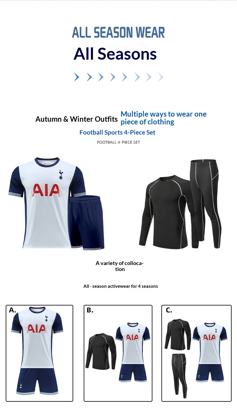 Tottenham Hotspur 24-25 Home Jersey Kit detail 6