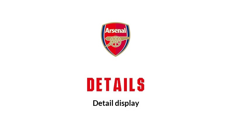 Arsenal 25/26 Away Player Jersey detail 8