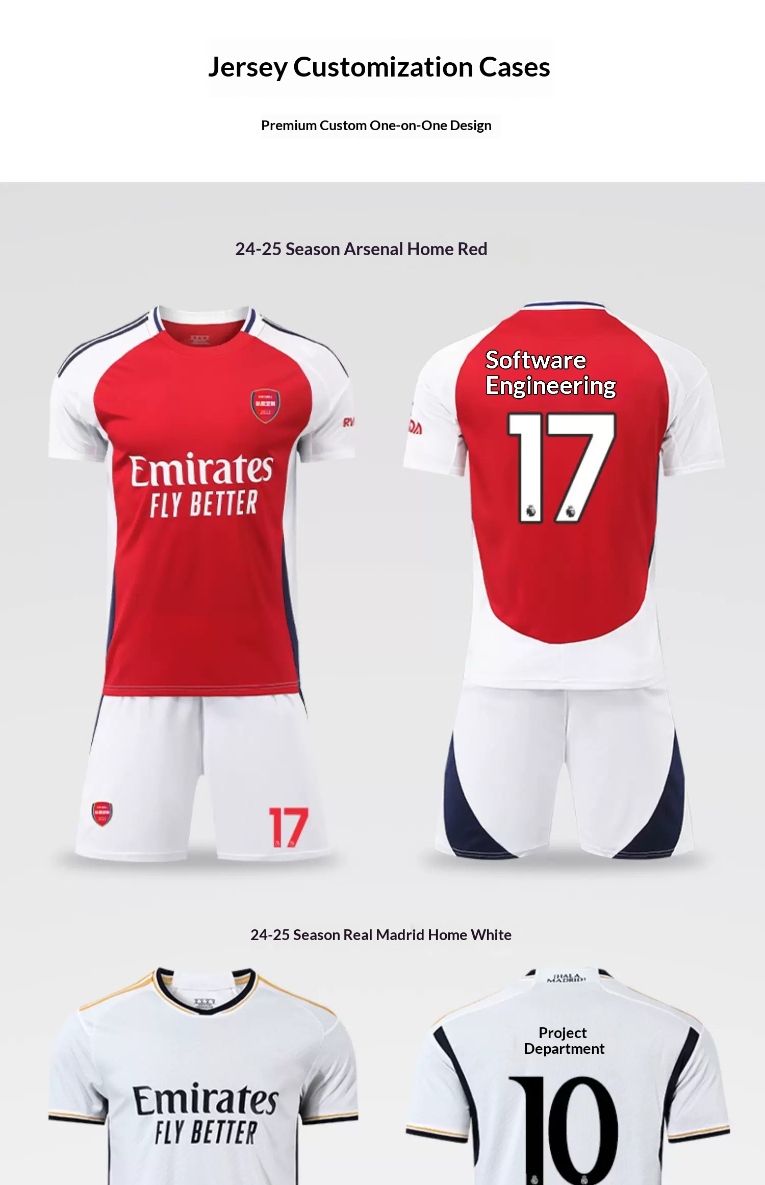 Arsenal Home & Away Jersey Kit with Odegaard - Youth Boys detail 7