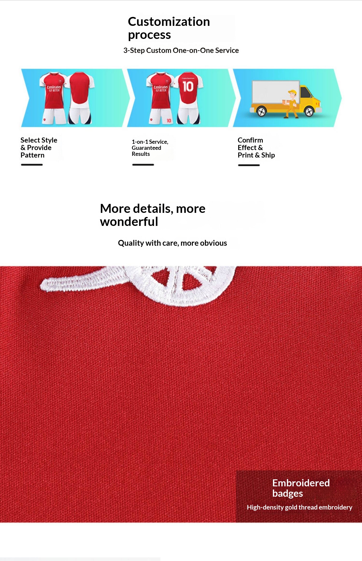 Arsenal Home & Away Jersey Kit with Odegaard - Youth Boys detail 13