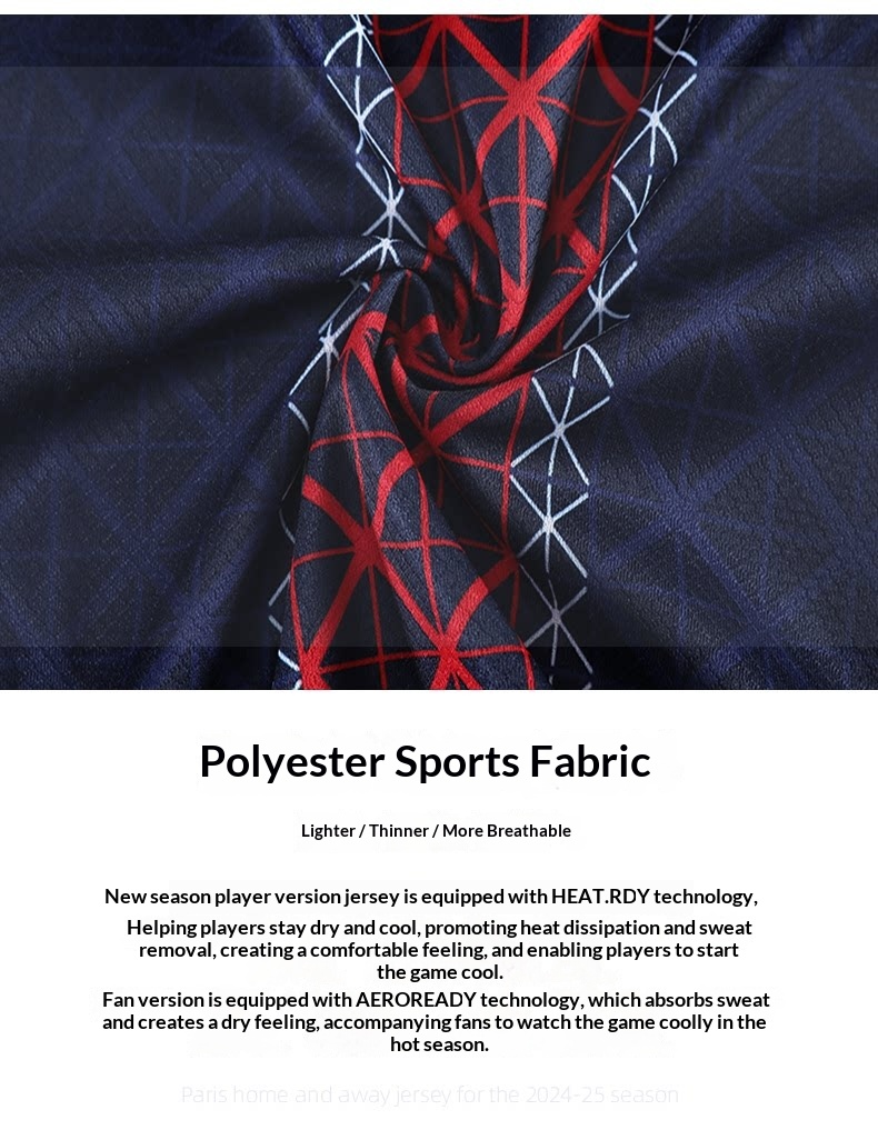 Paris Saint-Germain Mbappé Jersey Kit with Dembélé Customization detail 5