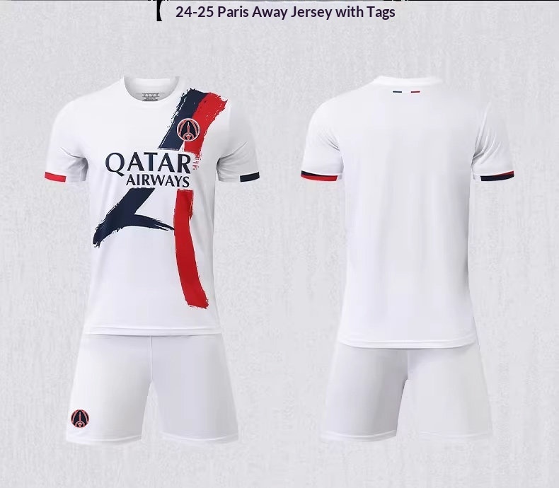 Paris Saint-Germain Mbappé Jersey Kit with Dembélé Customization detail 12