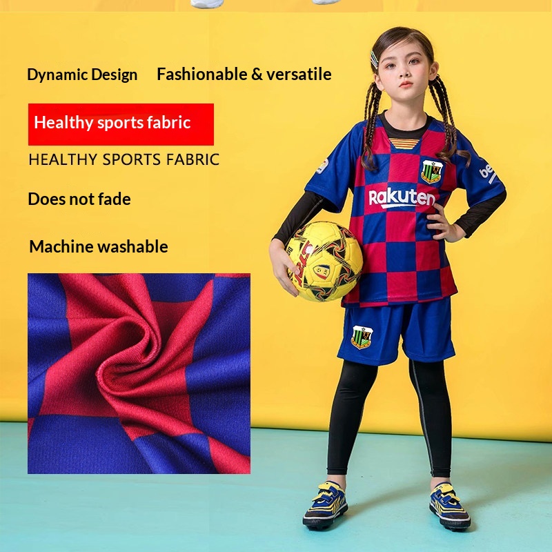 Paris Saint-Germain Kids Custom Football Jersey Kit detail 2