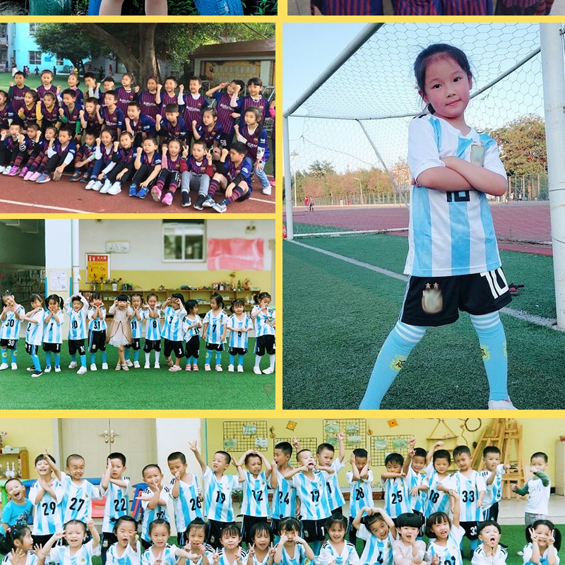 Paris Saint-Germain Kids Custom Football Jersey Kit detail 5