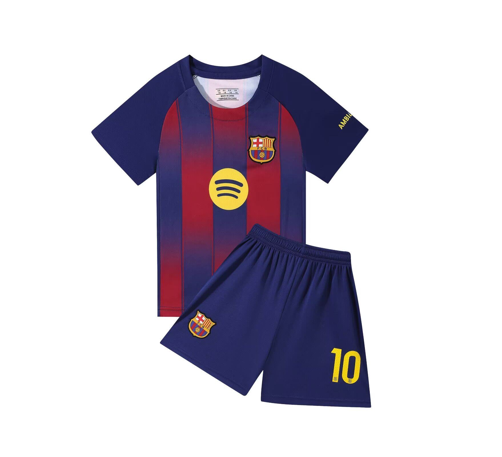 Argentina Special Edition Kids Football Kit: Messi #10 & Ronaldo #7 Jerseys detail 9
