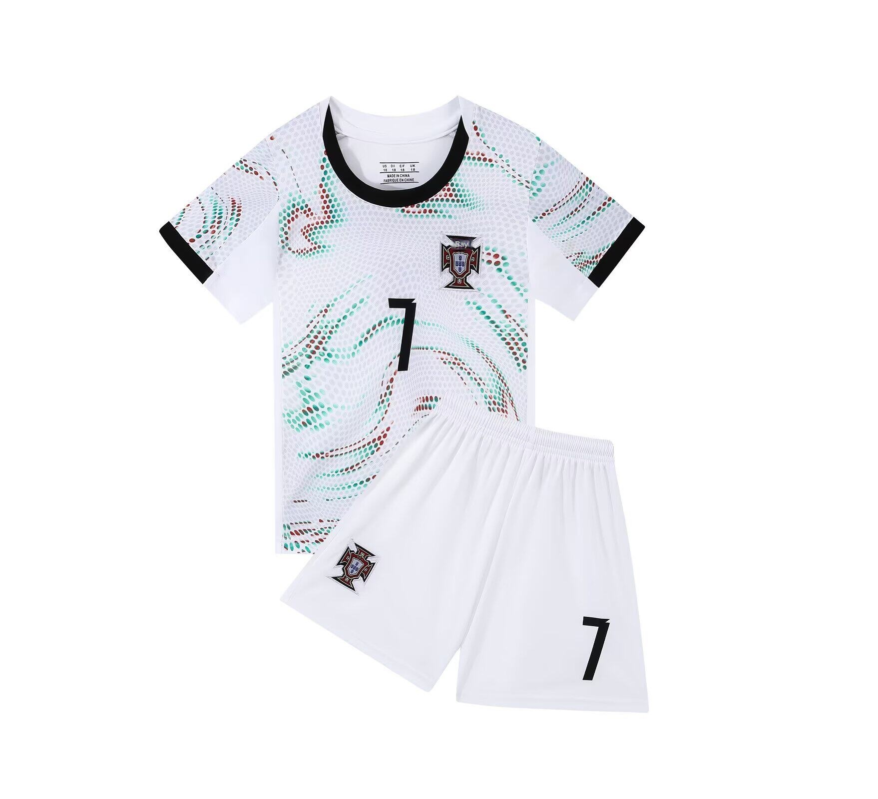 Argentina Special Edition Kids Football Kit: Messi #10 & Ronaldo #7 Jerseys detail 18