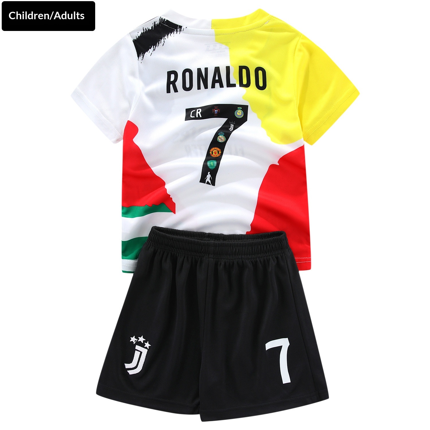 Juventus Ronaldo #7 Jersey & Shorts Set detail 2